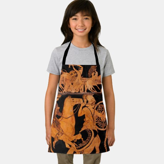 古代ギリシャ赤姿陶芸クラシックアートエプロン エプロン (インサイチュ)