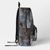 古代ギリシャ音楽スタッフスターズVar 2 プリントバックパック (左)