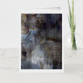 古代ギリシャ音楽 箔グリーティングカード (正面)