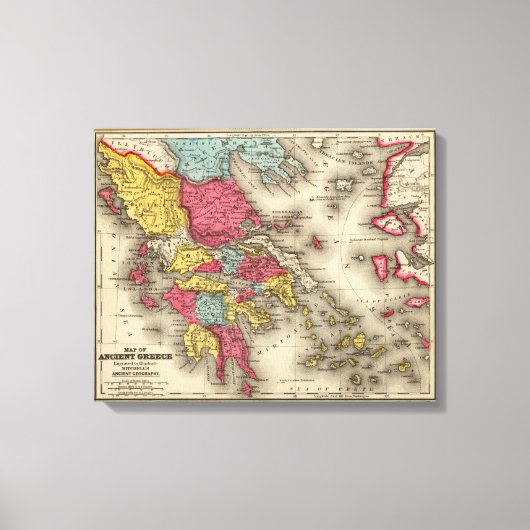 古代ギリシャ2 キャンバスプリント (正面)