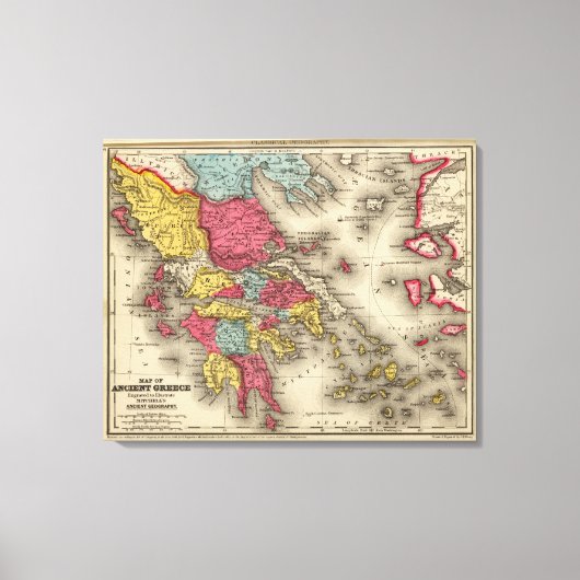 古代ギリシャ2 キャンバスプリント (正面)