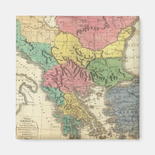 古代ギリシャ4 マグネット (正面)