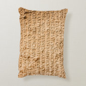 古代ギリ書シアの石の上に彫られた アクセントクッション (裏面(縦))