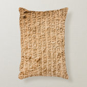 古代ギリ書シアの石の上に彫られた アクセントクッション (正面(垂直))