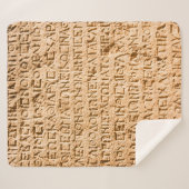 古代ギリ書シアの石の上に彫られた シェルパブランケット (正面(横))