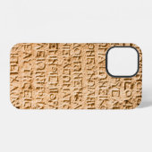 古代ギリ書シアの石の上に彫られた iPhoneケース (裏面横)