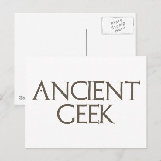 古代ギーク ポストカード (正面/裏面)