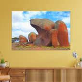 古代クォーツ32x48 キャンバスプリント (インサイチュ (リビング))