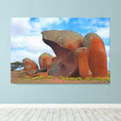 古代クォーツ32x48 キャンバスプリント (インサイチュ (ウッドフロア))