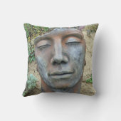 古代クール顔スタイル枕！ クッション (裏面)