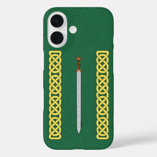 古代ケルトの剣と結び糸細工ケースメイトiPhone Case-Mate iPhoneケース (裏面)