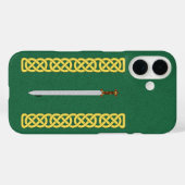 古代ケルトの剣と結び糸細工ケースメイトiPhone Case-Mate iPhoneケース (裏面 (横))