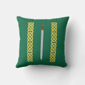 古代ケルトの剣と結び糸細工 クッション (裏面)