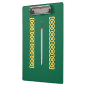 古代ケルトの剣と結び糸細工 クリップボード (左)