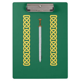古代ケルトの剣と結び糸細工 クリップボード