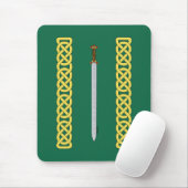 古代ケルトの剣と結び糸細工 マウスパッド (マウス)