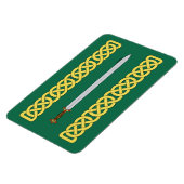 古代ケルトの剣と結び糸細工 マグネット (左側)