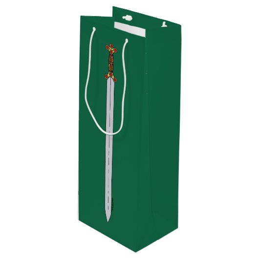 古代ケルト刀 ワインギフトバッグ (正面アングル)