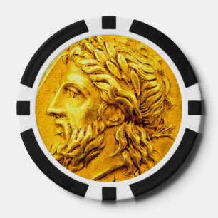 古代コイントランプのポーカーチップ ポーカーチップ