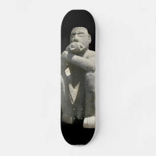 古代コスタリカの彫像 スケートボード