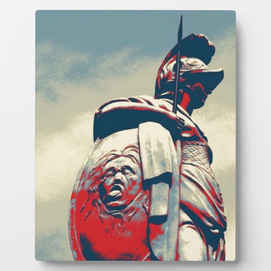 古代コロッセウムスパルタン戦士ローマングラディエーター フォトプラーク (正面)