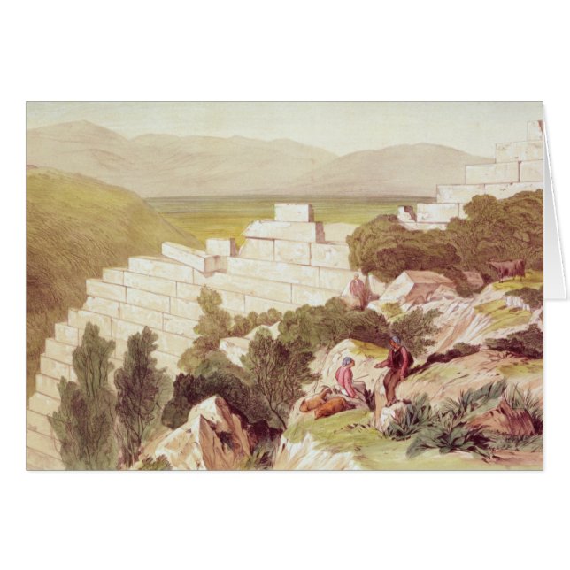 古代サモス、Cephalonia、19世紀の壁 (正面横)