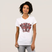古代シュメールのカドゥセウス Tシャツ (正面フル)