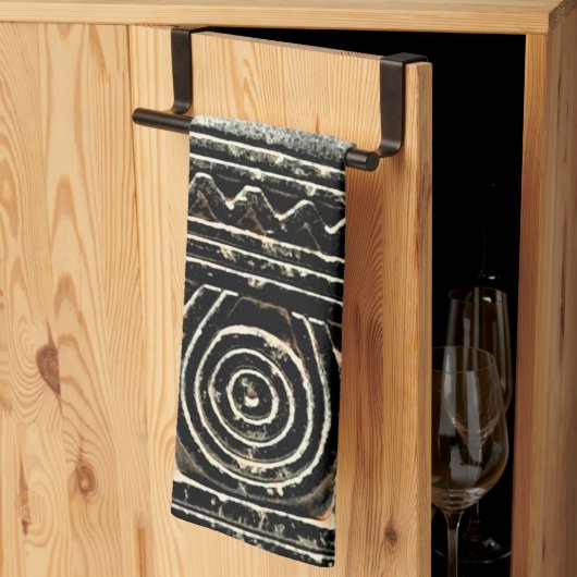 古代シュメールメソポタミアン様式 キッチンタオル (三つ折り)