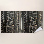 古代シュメールメソポタミアン様式 ビーチタオル (正面)