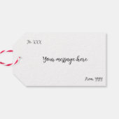 古代シー中国のン紙カットギフトラベル ギフトタグ (裏面横)