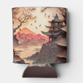 古代シー中国のン紙カットブラウンクーラーボックス 缶クーラー (裏面)