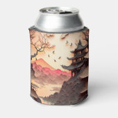 古代シー中国のン紙カットブラウンクーラーボックス 缶クーラー (缶裏面)