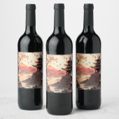 古代シー中国のン紙カットワインラベル ワインラベル (ボトル)