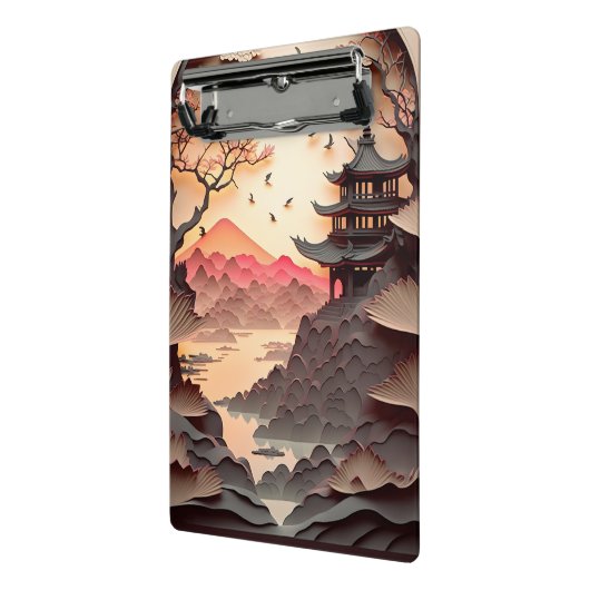 古代シー中国のン紙切り取りミニクリップボード ミニクリップボード (アングル2)