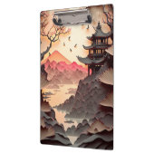 古代シー中国のン紙切り取り茶色のクリップボード クリップボード (左)