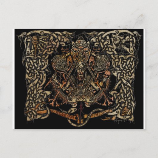 古代スカンジナビア美術 ポストカード (正面)