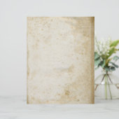 古代ステンド空白のアンティーク羊皮紙 (スタンド正面)