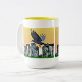 古代ストーンヘンジ&ルーク・コーヴィッドの恋人の贈り物 ツートーンマグカップ (正面左)