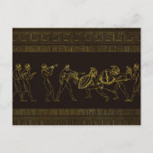 古代スパルタのギリシャのシーン ポストカード (正面)