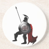 古代スパルタの戦士 コースター (正面)