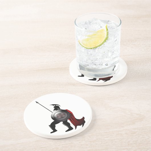 古代スパルタの戦士 コースター (側面)