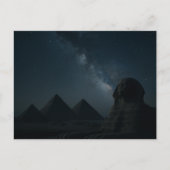 古代スフィンクス神秘的はがきアート ポストカード (正面)