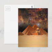 古代スフィンクス(宇宙) ポストカード (正面/裏面)