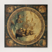 古代スペインの帆船2 ジグソーパズル (横)