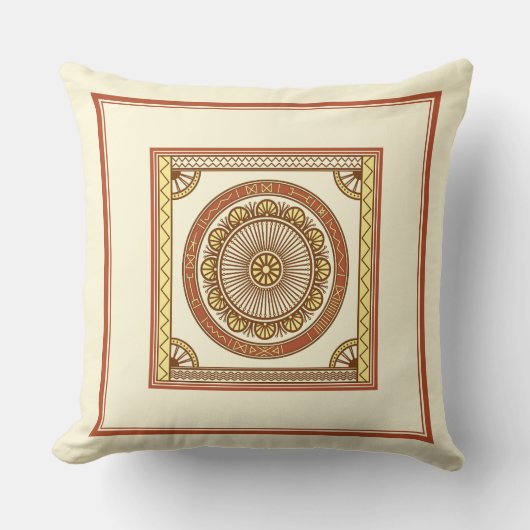 古代スラブ暦オーナメント クッション (正面)