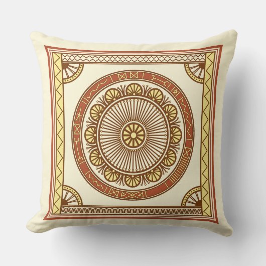 古代スラブ暦オーナメント クッション (正面)