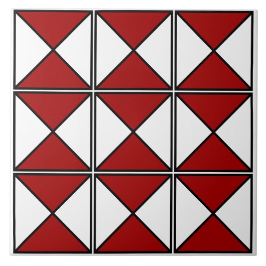 古代セメントタイルパターン、ヴィンテージ タイル (正面)