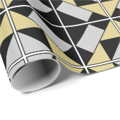 古代セメントタイルパターン、ヴィンテージ ラッピングペーパー (ロールコーナー)