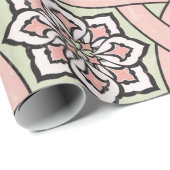 古代タイルの装飾的背景、継ぎ目のないパット ラッピングペーパー (ロールコーナー)