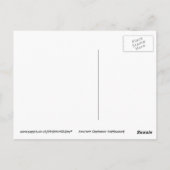 古代ダートムーア決済はがき ポストカード (裏面)